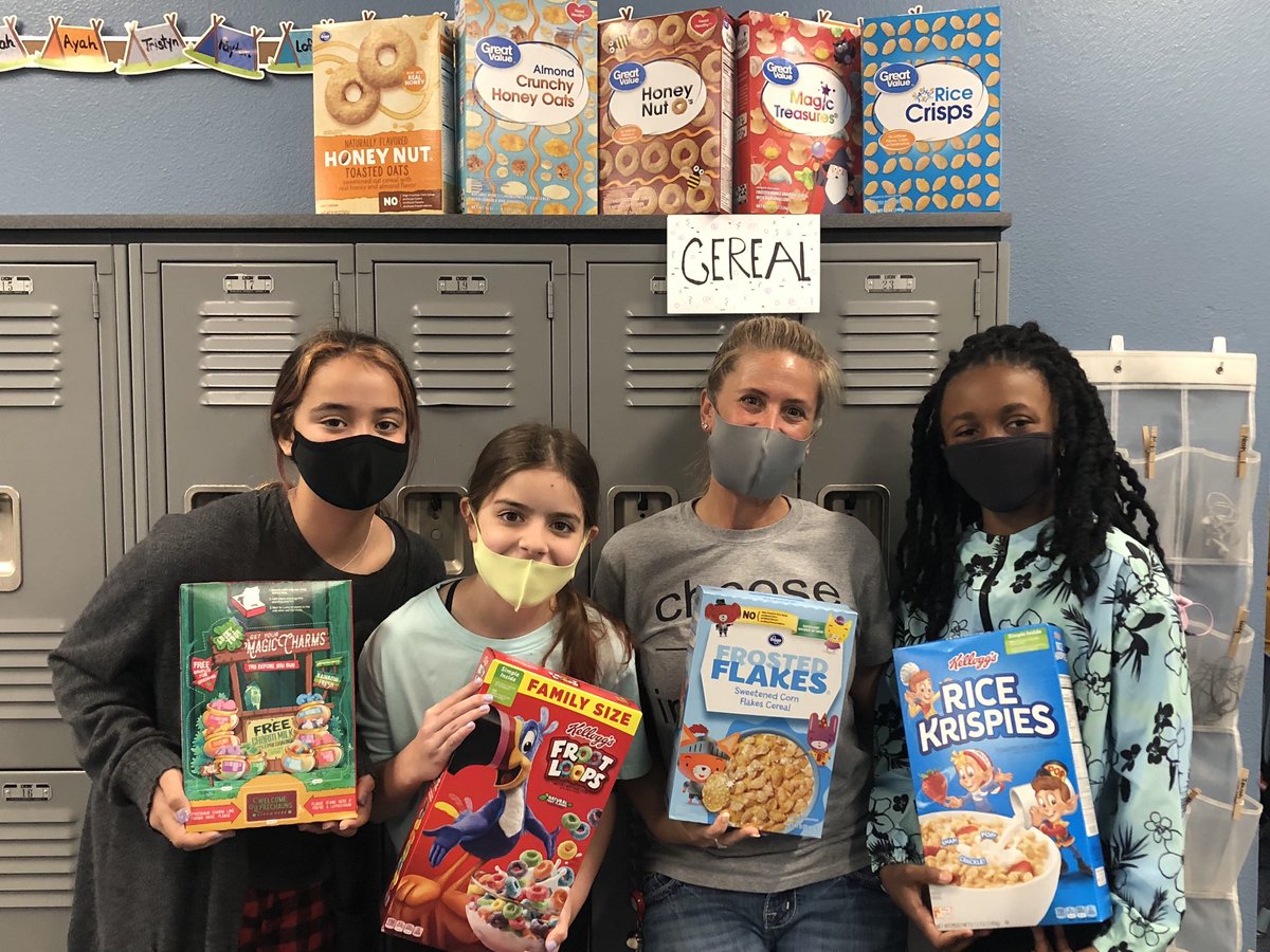 Kindness Crusade Cereal Drive #donatecereal #mcneilliveskind <a href="/McNeilElem/">McNeil Elementary</a>