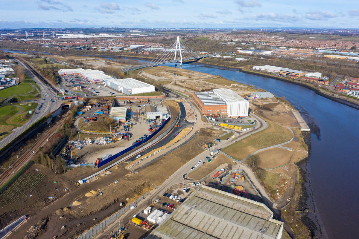 SunderlandUK's tweet photo. See March's drone images of the Sunderland Strategic Transport Corridor Phase 3 (SSTC3)๐
#SSTC3 @esh_group https://t.co/Zlef1DuKNG