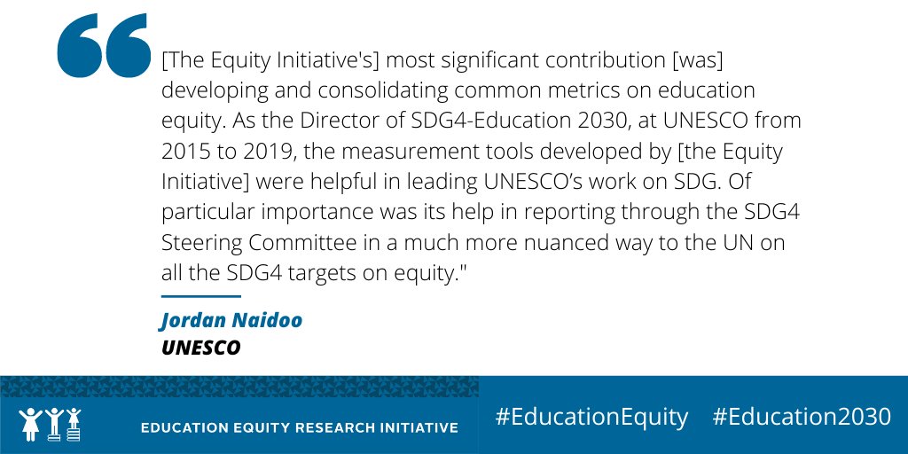 @EducationEquity (@equity2030) on Twitter photo Building better #data & #evidence through common #metrics was a key mandate of the #EquityInitiative to advance #equity2030 as <a href="/jordannaidoo1/">Jordan Naidoo</a> of <a href="/UNESCO/">UNESCO 🏛️ #Education #Sciences #Culture 🇺🇳</a> reflects. Read more here bit.ly/2OXR69Z Building better #data & #evidence through common #metrics was a key mandate of the #EquityInitiative to advance #equity2030 as <a href="/jordannaidoo1/">Jordan Naidoo</a> of <a href="/UNESCO/">UNESCO 🏛️ #Education #Sciences #Culture 🇺🇳</a> reflects. Read more here bit.ly/2OXR69Z
