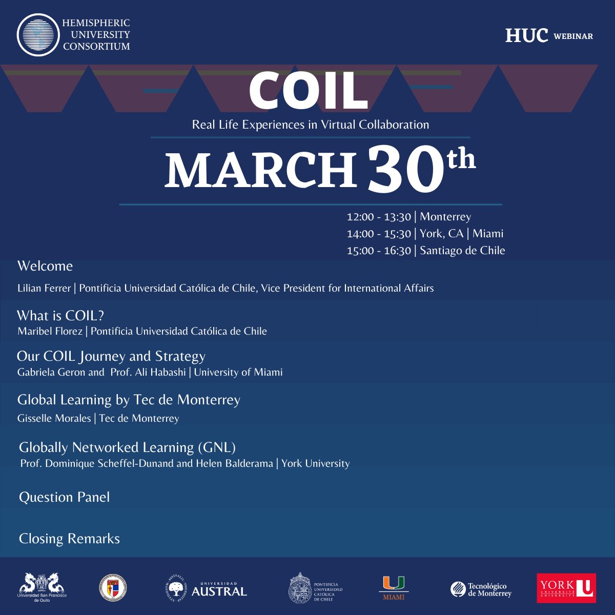 HemisphericCons's tweet photo. Join us to explore the possibilities of Collaborative Online International Learning #COIL featuring first-hand experiences from professors and experts that have tried it out in our partner universities

📺https://t.co/cna3HVQBHC

#HemisphericConsortium #virtualcollaboration https://t.co/EcyzT82sb2
