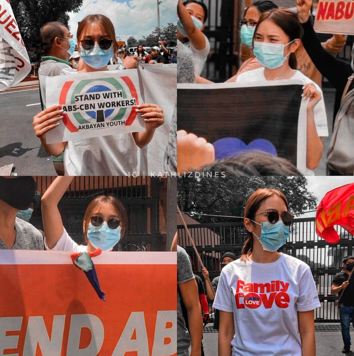 "Gege! Ang sarap mag rally!" -kathryn bernardo

literally fight until the last moment for abs cbn!! salamat sa pag sigaw sa kalsada kathryn forever proud moment ko to as fan! and ni dj din nga sabi nya proud moment nya din to sayo!! 🥺🤍