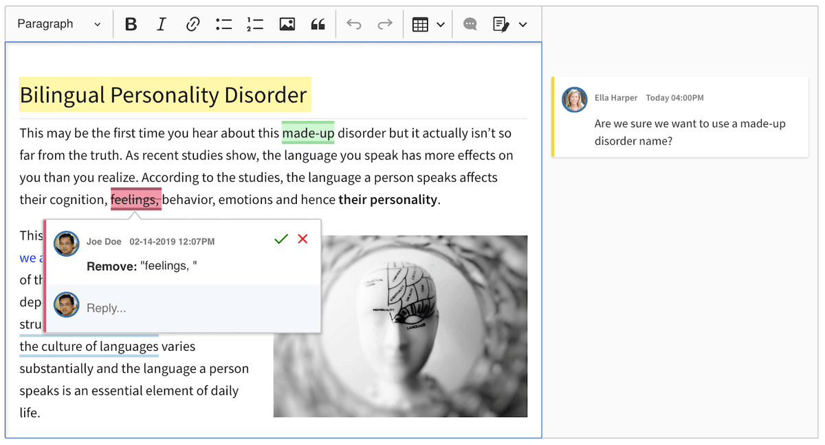 ckeditor's tweet photo. Now you can fully discover just how flexible and customizable comment and suggestion annotations are! 💬 We expanded #CKEditor5 collaboration documentation to accompany redesigned annotations API. https://t.co/uq8Y2JjpeY https://t.co/cKENkwuzKi