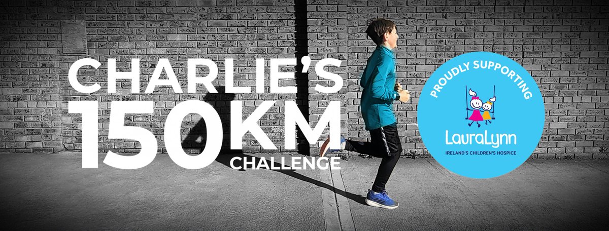 Our 12 year old Charlie has been on the run since March 1st, in aid of <a href="/LauraLynnHouse/">LauraLynn, Ireland's Children's Hospice</a> #TeamLauraLynn

Would be incredible to get a few retweets, likes = more funding for his effort 🙌

facebook.com/donate/1876414…