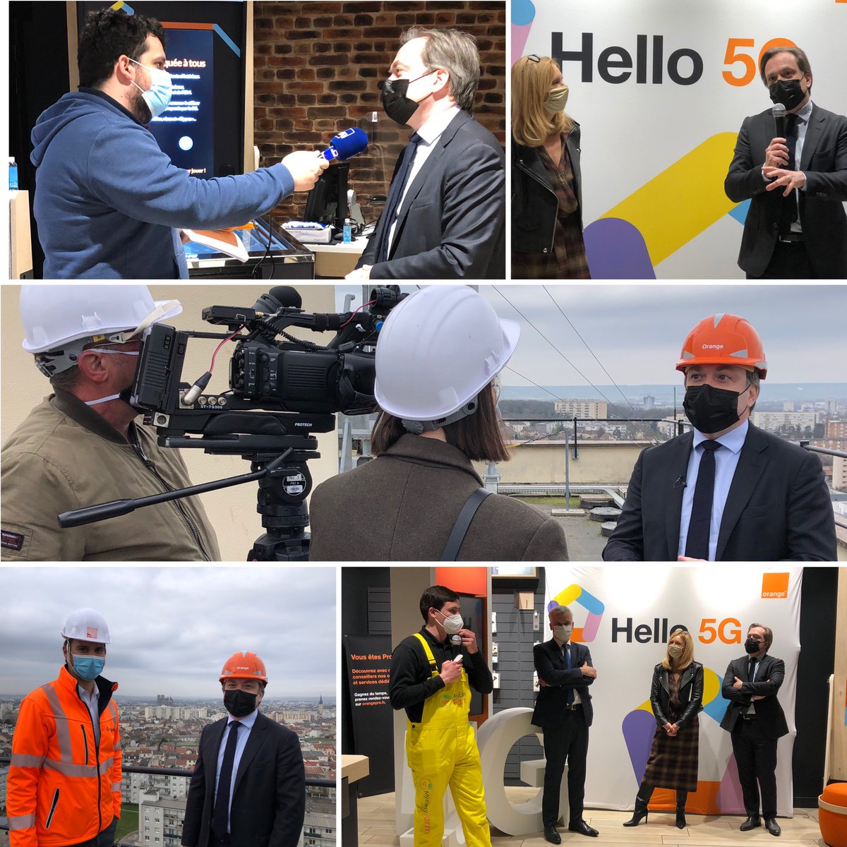LudovicGuilcher's tweet photo. La #5G met le cap sur Reims. Le meilleur de la connectivité mobile : un atout essentiel de compétitivité pour le BtB et une opportunité pour tous dans les usages du quotidien . #5G = la fibre dans ma poche ! https://t.co/HZynUMC3t0