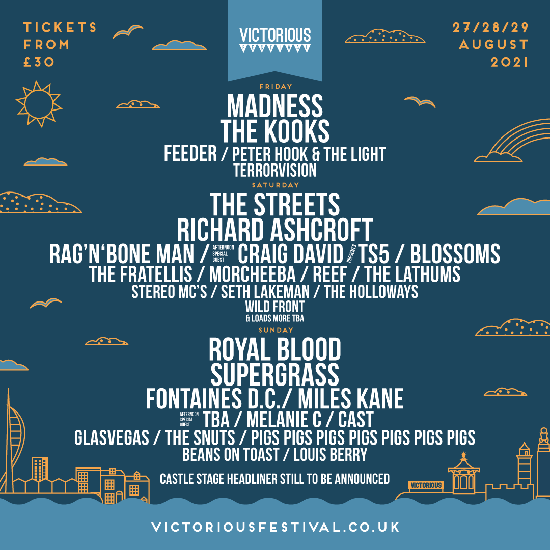 Victorious Festival Poster Full Pelt Music News Report