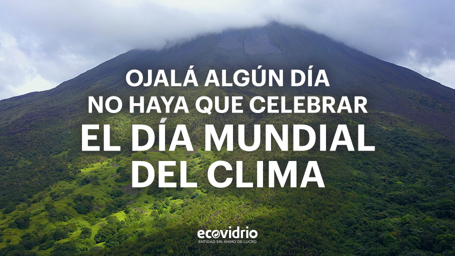 ecovidrio's tweet photo. Hoy es el #DíaMundialdelClima y este es nuestro deseo. 🌍 Eso significará que todos hemos entendido la importancia del impacto del hombre en el clima y lo urgente de cuidar el medioambiente. https://t.co/hV0LRG4UKR