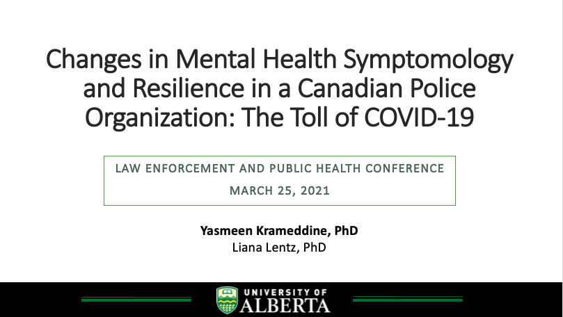 YKrameddine's tweet image. Join me today at 1:00 pm MDT at @LEPH2021
when I discuss Changes in #MentalHealth Symptomology and #Resilience in a Canadian #Police Organization: The Toll of #COVID19 (Th17) #LEPH2021 #LawEnforcement #PublicHealth