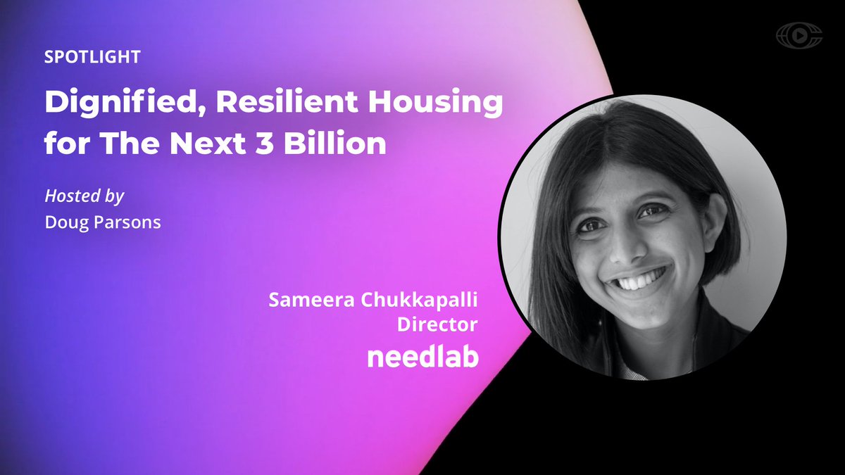 CimpaticoTV's tweet photo. We are thrilled to have Sameera Chukkapalli of @need_lab today at 11 AM PT with our host Doug Parsons of @usaadapts on the Climate Adaptation channel.
Watch the episode on https://t.co/vo9kD9K7fT
#Housing #SustainableHousing #CarbonEmissions #Architecture #AdvancedArchitecture https://t.co/OMxvOM5vNN