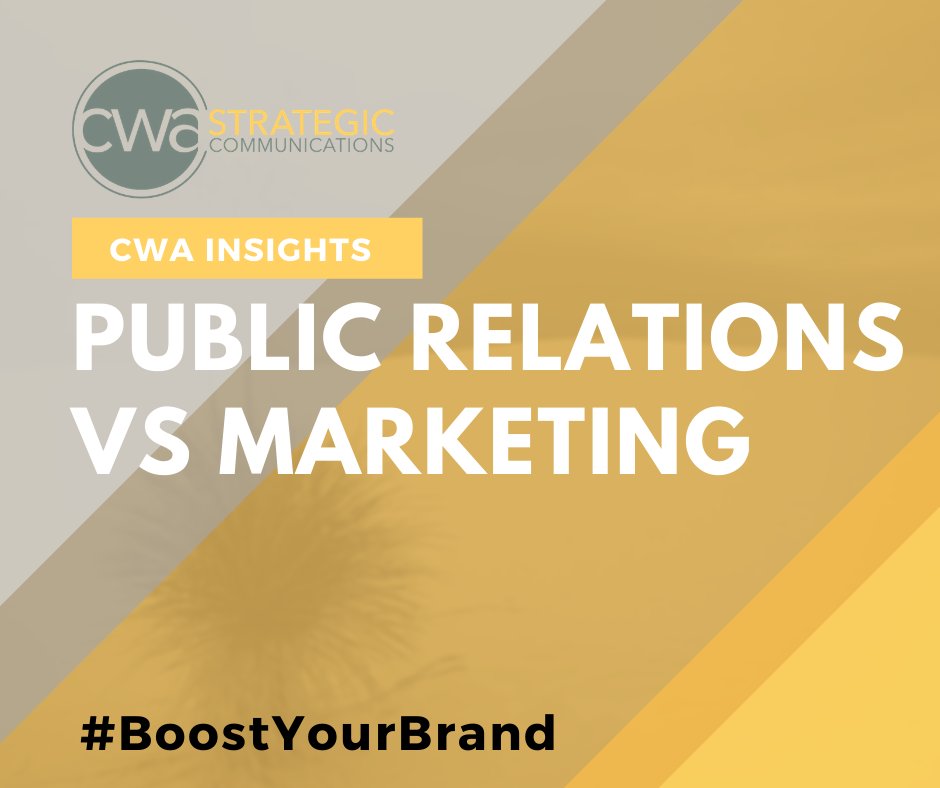 PR and marketing have common goals. But in practice, they are very different. PR is a process for building a positive public perception of a company, person or brand. Marketing focuses on selling or advertising a product or service. #BoostYourBrand #publicrelations #marketing