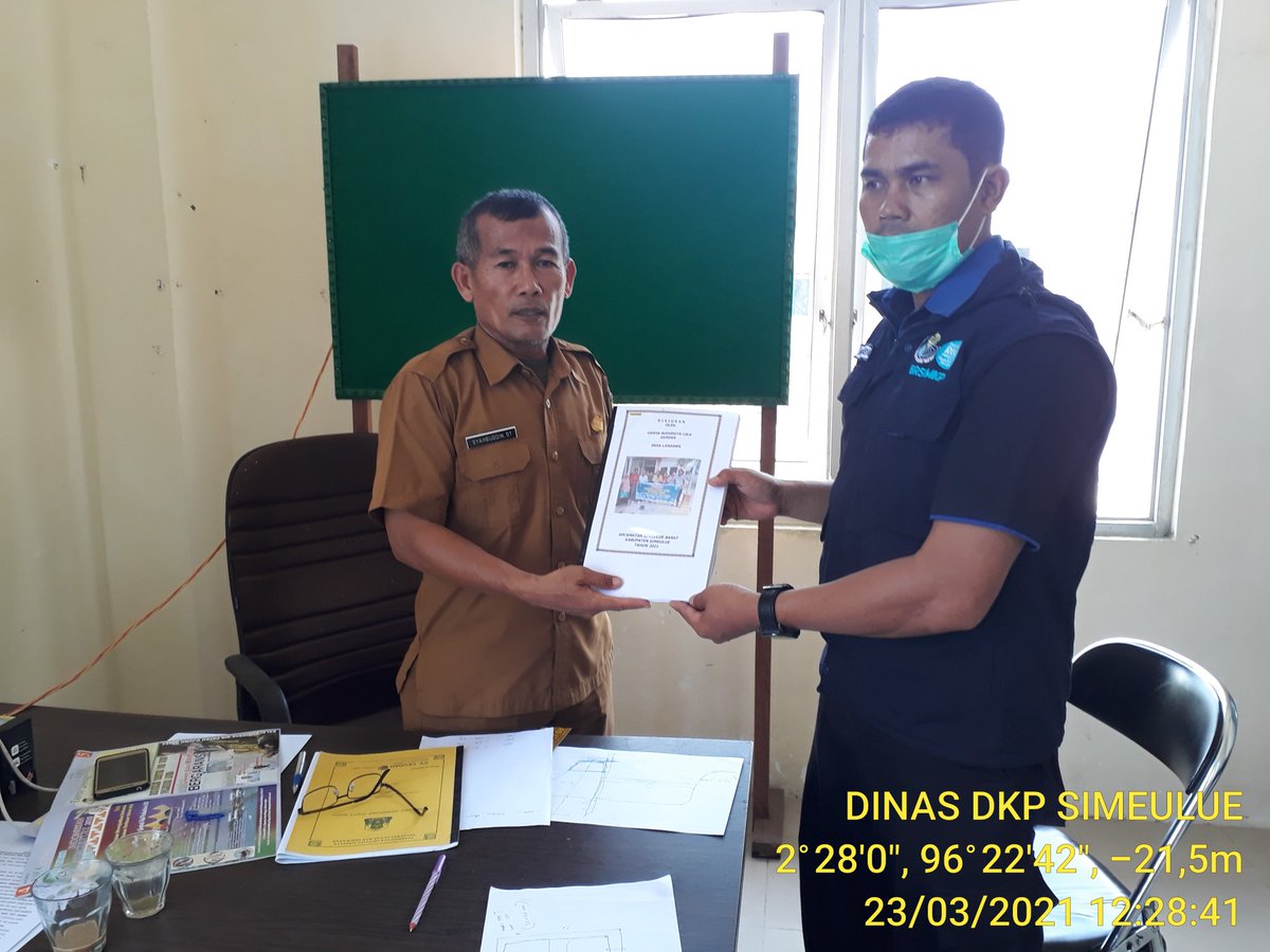 Rapat Koordinasi dengan Kabid Budidaya DKP Kab. Simeulue sekaligus penyerahan usulan paket Bioflok kepada Pelaku Usaha Perikanan Budidaya. 
@Brsdmbp3medan 
<a href="/BASRIBOSBAS/">B A S R I</a>