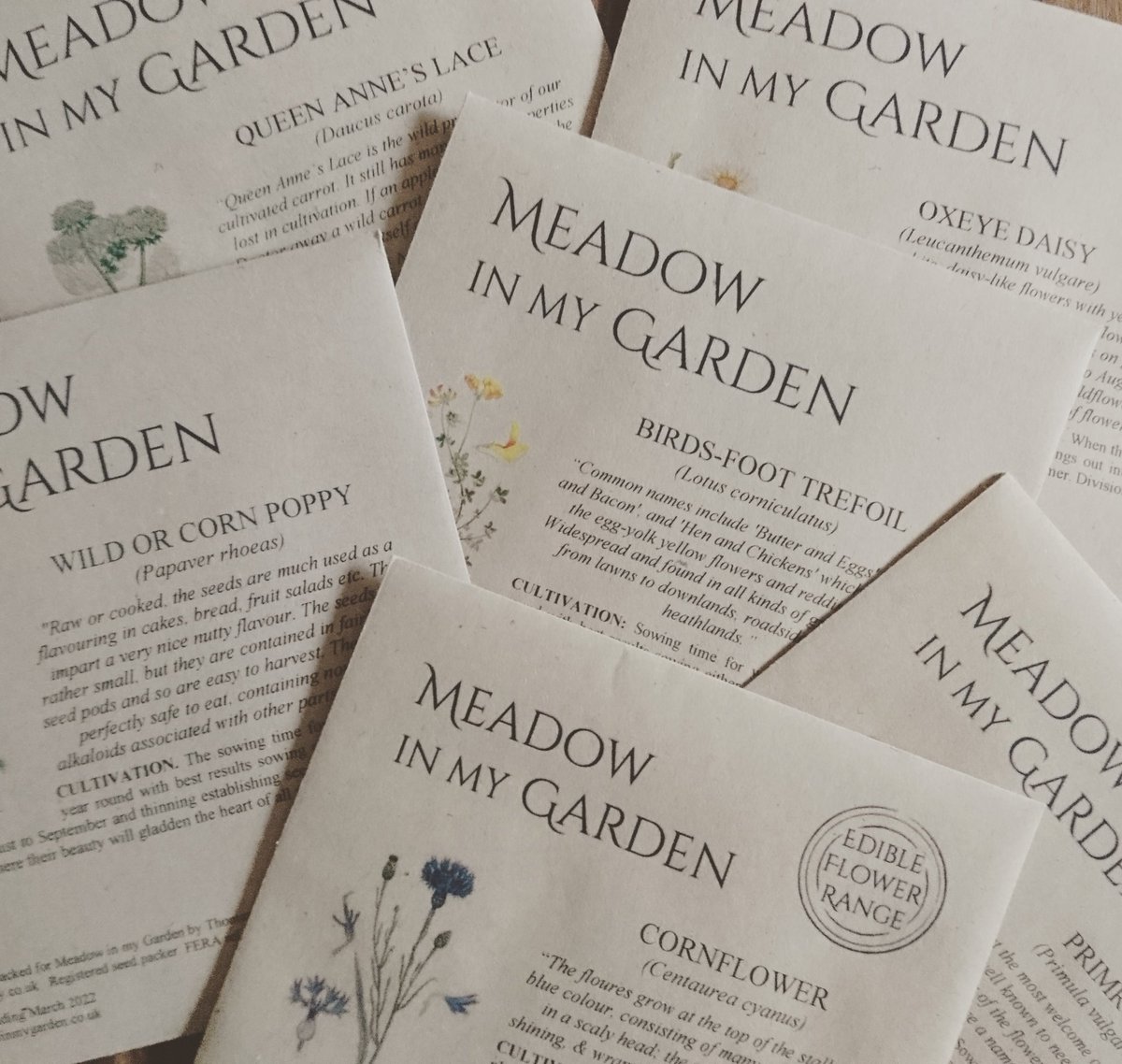 New seed range fresh in meadowinmygarden.co.uk/collections/ed… #EdibleFlowers