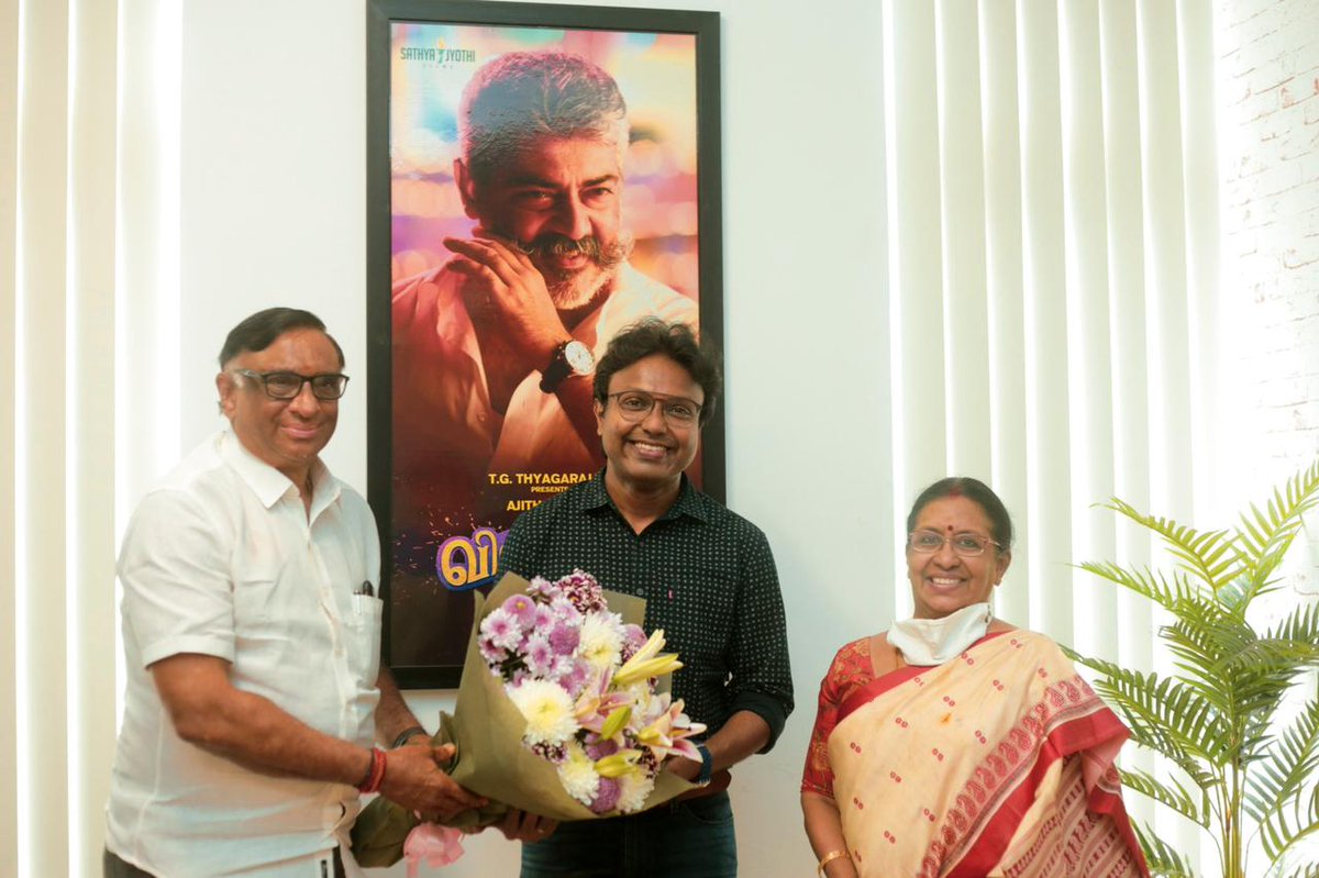 cinivilla's tweet photo. The makers 🎥✨ of #Vivegam &amp; #Viswasm 🙋 wishing @immancomposer annachi 😇 for his national Award 🥇🎗 composed for #Viswasam 👑.. 

@SathyaJyothi_ @DoneChannel1 https://t.co/jifvmMO2VW