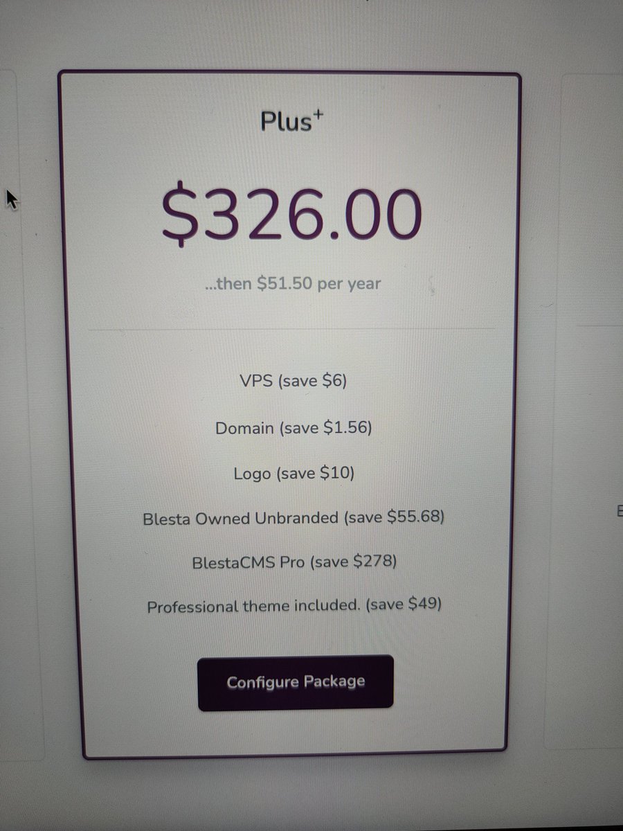 buildyourhost's tweet photo. Our plans, the basic has a basic free theme and the Plus+ package has a premium integration with premium themes. https://t.co/HnC5cunTpW