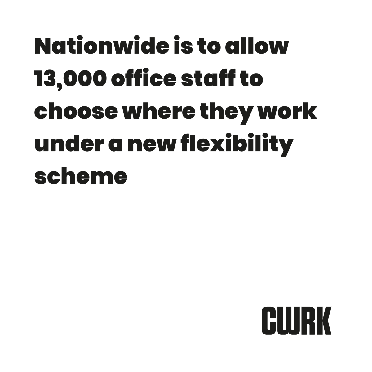Businesses around the world are realising that the future is flexibility.

wearecwrk.co.uk

#cowork #thursdaythoughts #workspace #flexibility #flexiblework #officespace #nationwide #bank