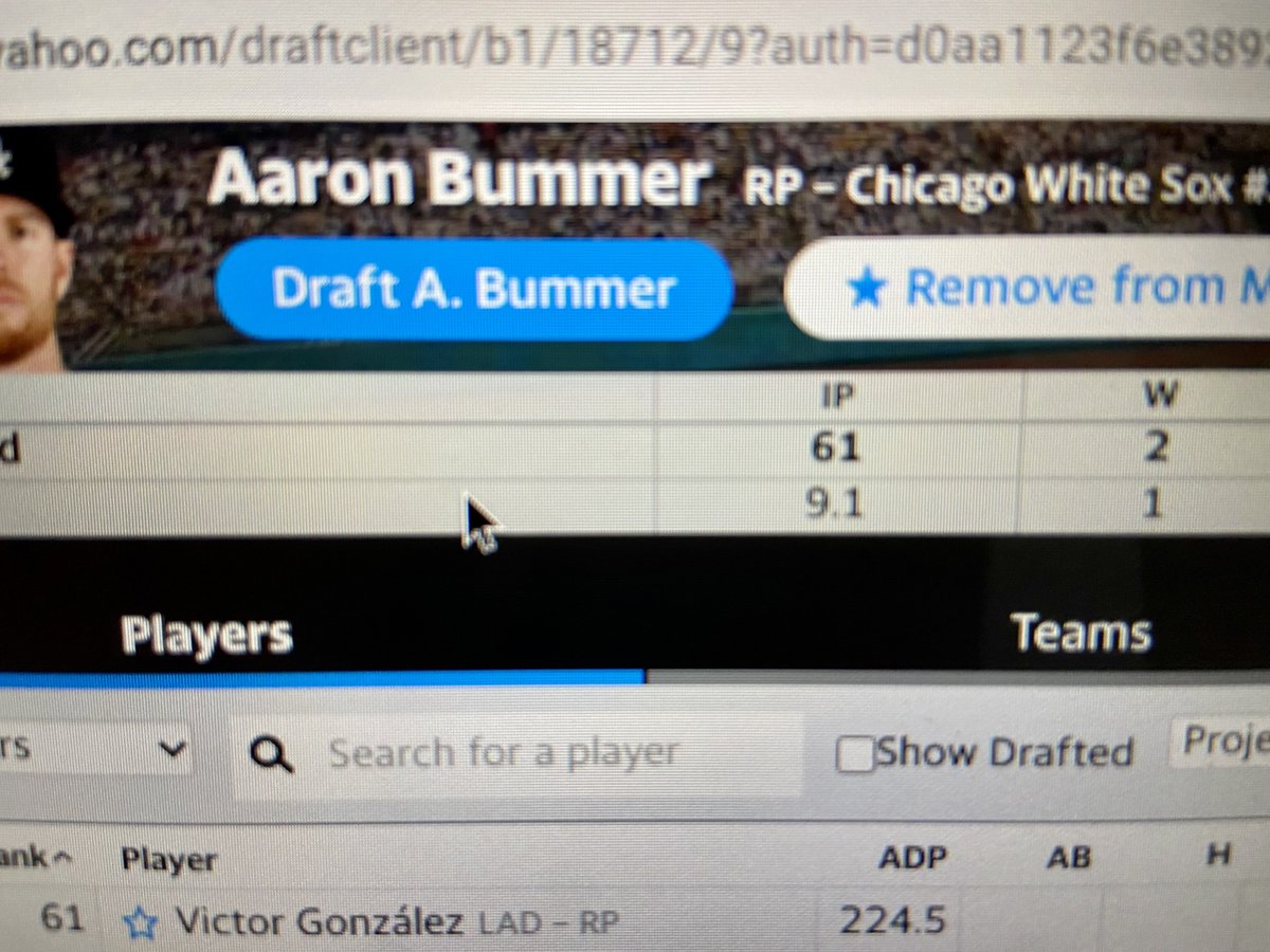 Kit Keller (@kitkeller13) on Twitter photo So, when they ask who you drafted, you can really say, I don't know... A Bummer? Looking for great things from this SoCal RP. 2020 = 9.1 IP 14K, 1 W <a href="/aaronbummer/">Aaron Bummer</a> <a href="/whitesox/">Chicago White Sox</a> So, when they ask who you drafted, you can really say, I don't know... A Bummer? Looking for great things from this SoCal RP. 2020 = 9.1 IP 14K, 1 W <a href="/aaronbummer/">Aaron Bummer</a> <a href="/whitesox/">Chicago White Sox</a>