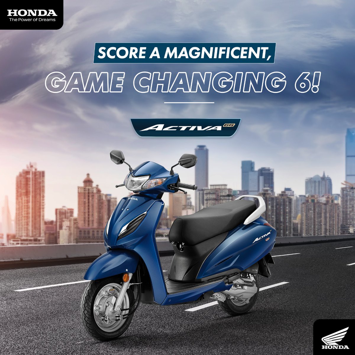 honda2wheelerin's tweet photo. Ride the game changing Honda Activa 6G that is equipped with latest technological innovations and new features. Change the game when you bring home India's most loved Honda 2Wheeler. To know more, please visit: https://t.co/cWfPRWYhqu #6ChangesTheGame https://t.co/1f628RW0Bh