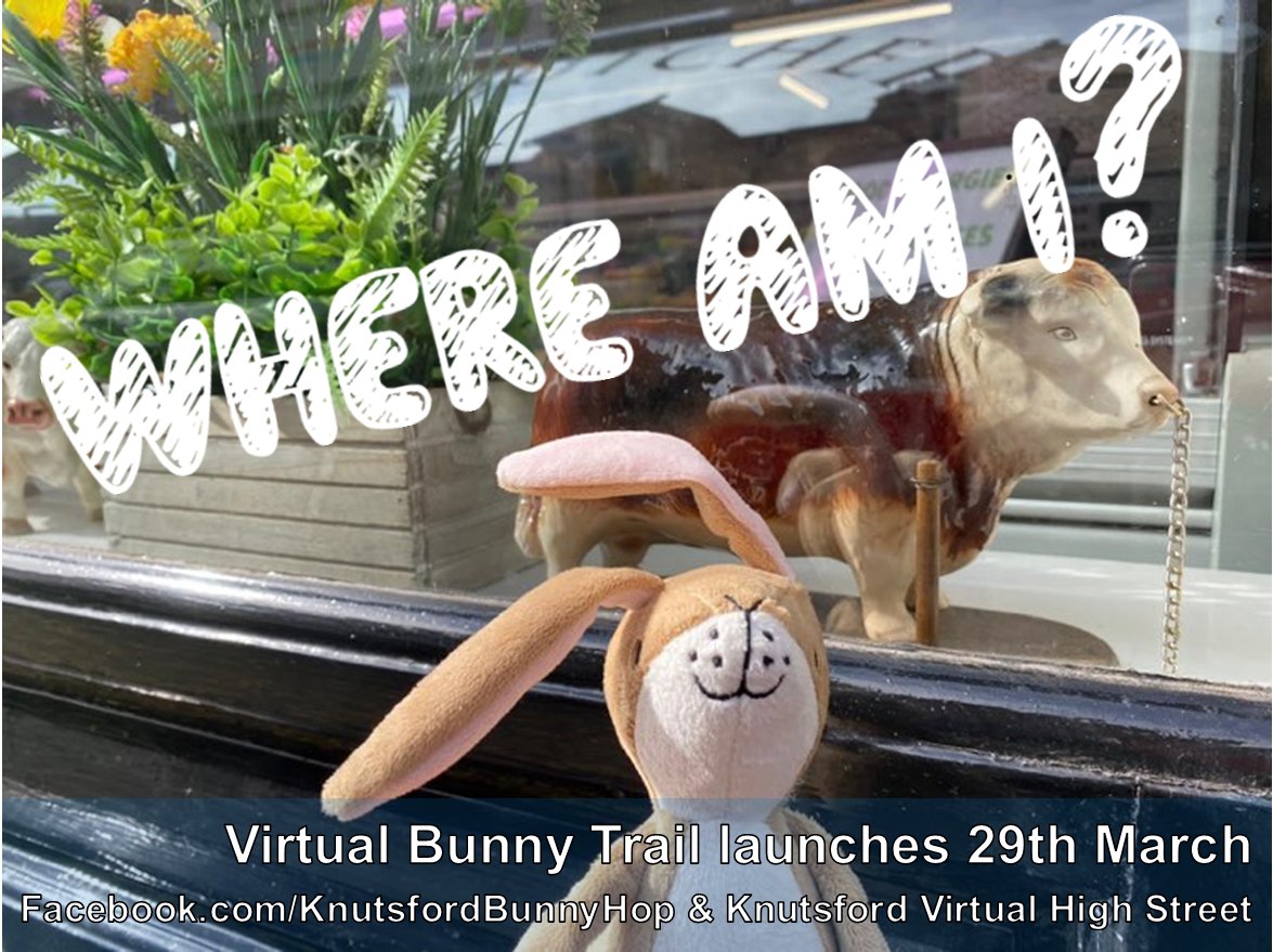 Our Virtual Bunny Trail begins today! 🐰

Head to facebook.com/knutsfordbunny… to see where our bunny friend has visited today in #Knutsford town centre and post your guess in the comments!