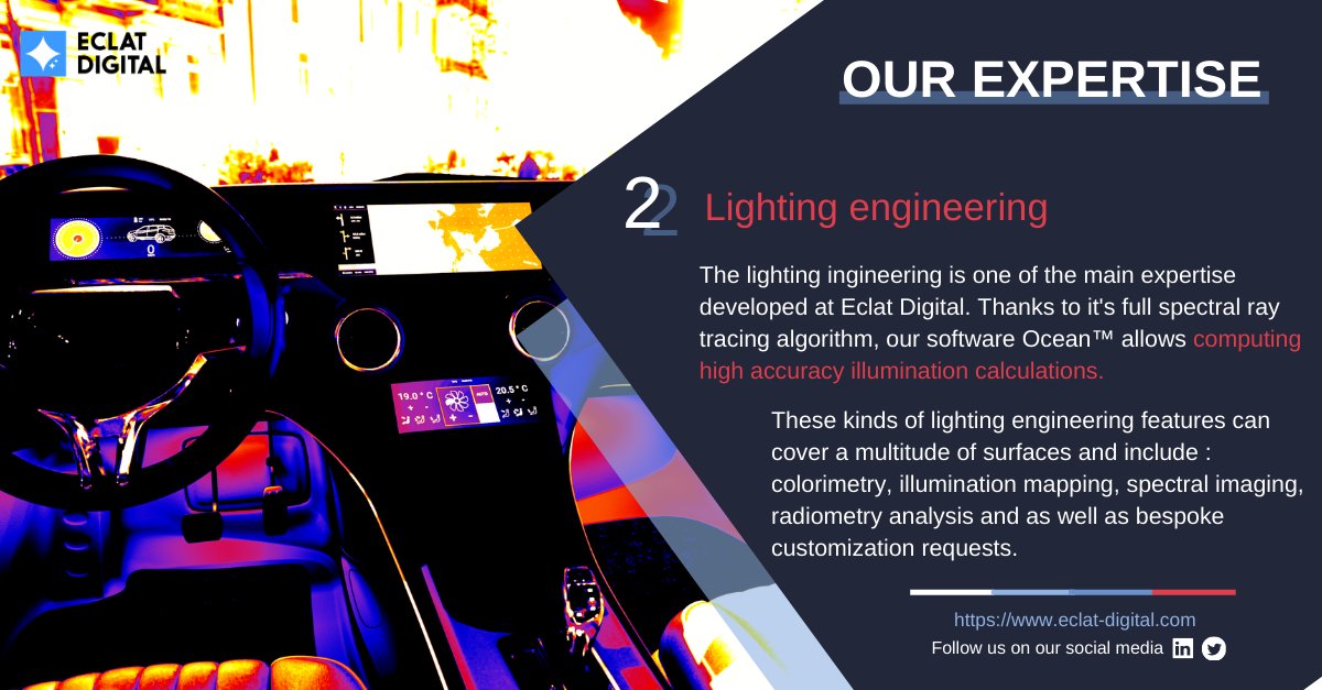 EclatDigital's tweet photo. #Virtualprototyping is important in the R&amp;D process of many industries. It enables the understanding of the interaction of light with materials and supports decision-making process. 
Interested by an @EclatDigital solution ? 👉 https://t.co/BOo57425c8

#SpectralRendering https://t.co/NXaNTMHVs5