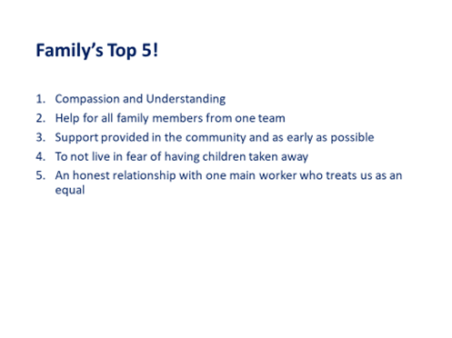 researchIP's tweet image. #PartnershipC What did families say they need? @LBTBarrow