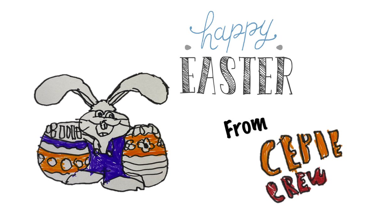 EduSocialWork's tweet photo. Happy Easter from the CEPIE Crew here at @hazelwoodni designed by one of our very own. Looking forward to seeing everybody back on April 12th! https://t.co/MSmVeEQv4h