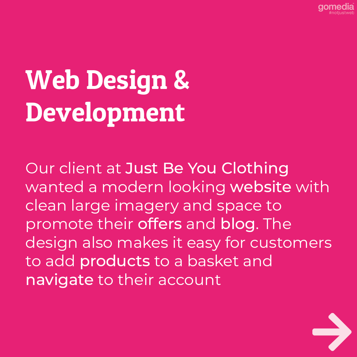 oomphworks's tweet photo. Here's how we helped JBY Clothing a while ago 🙌

Interested in our services? Give us a shout, we don't bite! 

📞 01924 280876
📩 hello@gomedia.co
🖱 https://t.co/pD0gx4NfK6

#ecommercebusiness #ecommerce https://t.co/PpIJtJ52Pr