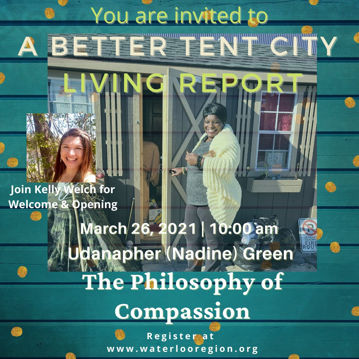 Living Report #ABTC starts tomorrow 10am with

Kelly Welch and the Traditional Opening Ceremony

and

Udanapher Nadine Green unravelling of the Philosophy of Compassion

Register at: 
us02web.zoom.us/webinar/regist…