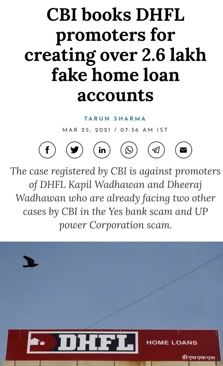 Saurabh_Munger's tweet photo. The entire country is suffering from scam and failure of #WealthCreater as their promoters are #WealthLooters. First,PMC Co-operative bank, then Yes Bank, now DHFL. Oh! Let's not forget Chandra Kochher Case as CEO in ICICI Bank. @TimesNow
#StopPrivatisationOfPSBs
#DHFLSCAM https://t.co/t3L9BKMNU6