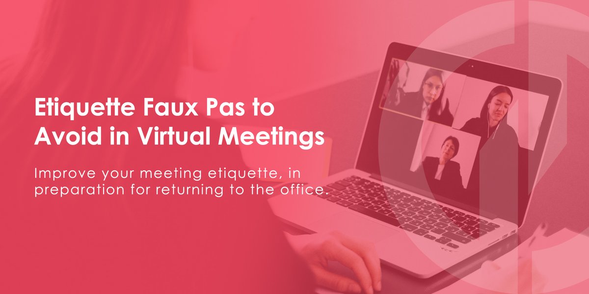 From showing up late to appearing too casual, we offer some tips on how to avoid these faux pas and improve your meeting etiquette, in preparation for returning to the office. 

Find out more: gd.events/etiquette-faux…

#Zoom #VirtualMeetings