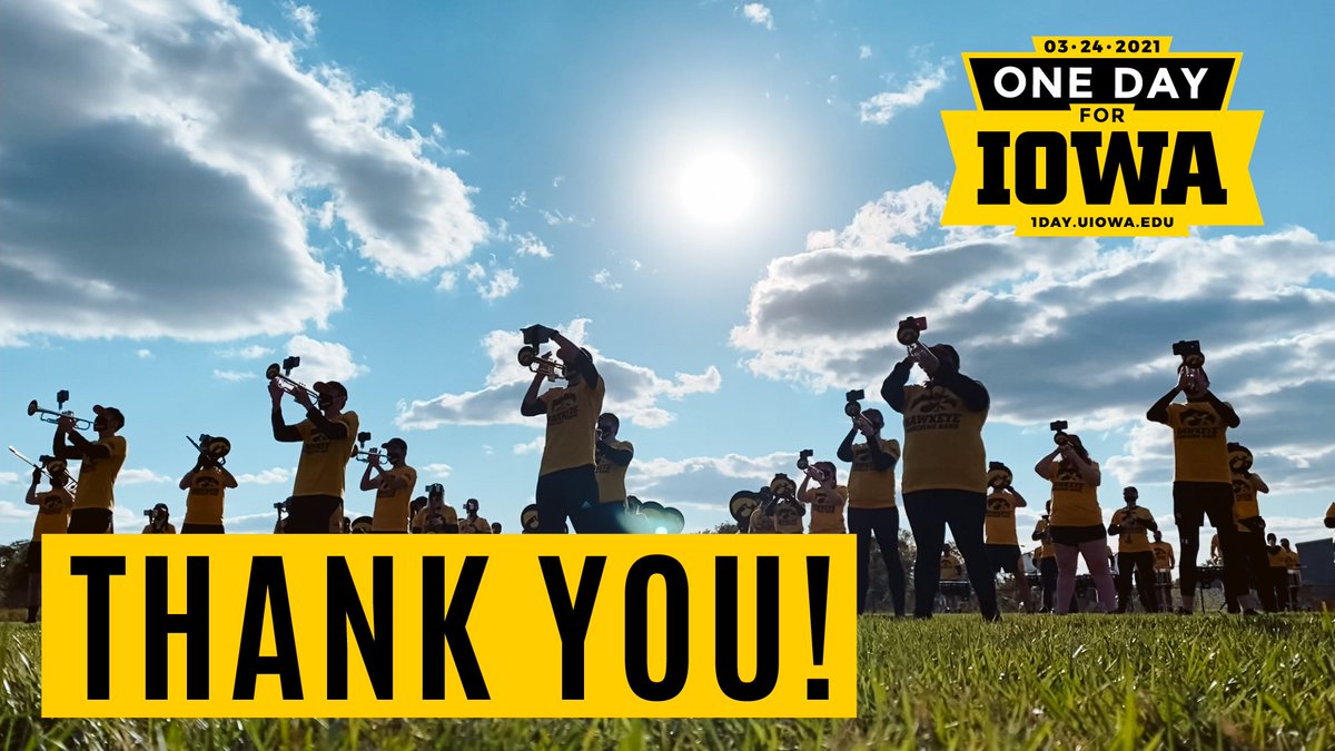 HawkeyeBand's tweet photo. $91,460 from 183 donors! Thank you for putting your support behind us in every way. You make us proud to be Hawkeyes! ππ€ #HMBTogether #1DayForIowa https://t.co/Lm6H2jBiag