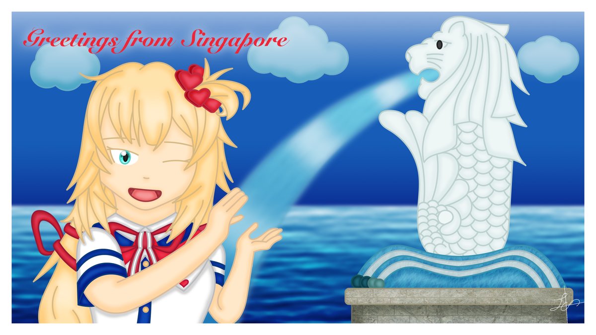 DACaptJules's tweet photo. Made this for @WWS_Haato, a thanks-giving project from fans for the worldwide SAIKYO idol! They are making a tour guide video for Akai Haato / Haachama, featuring photos of hometowns & messages from the fans! So please check it out! ❣️♥️
#HaatoWWTourGuide #はあとart https://t.co/XgMHeL2ELB