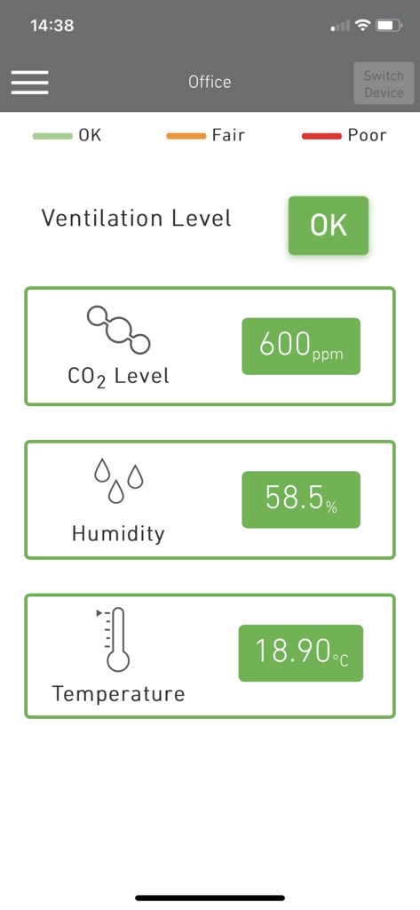 In addition to all the other COVID-19 precautions in the studio, we've now added ventilation monitoring thanks to this smart device from Irish company <a href="/NuWaveSensors/">NuWave Sensors</a>