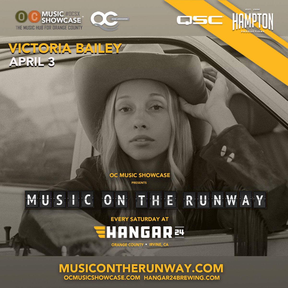 _vbaileymusic's tweet photo. A P R I L 3 🌹 opening for my pals @moonsvilleco at @Hangar24Brewing ... I honestly cannot wait. This is going to be a really special night 🌙 Come cheers &amp; hang with us! 🌹👢👢 I’m hitting the stage at 6 p.m.!

Click here for more info:
https://t.co/6Vi3c7qA4p https://t.co/RUult92R3W