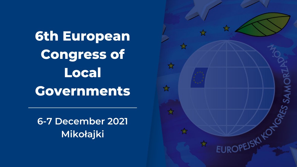 ❗️ATTENTION❗️

The 6th European Congress of Local Governments #EKS will be held on 6-7 December 2021 at Gołębiewski Hotel in #Mikołajki!

Official announcement:
bit.ly/2NSAvDV