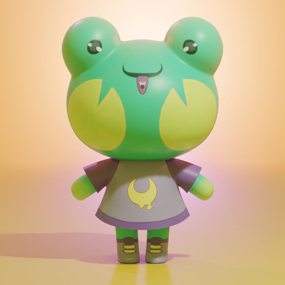 Jynxia's tweet photo. I havent touched 3D in awhile but thanks to @marcelaylucin 's blender tutorial I've fallen in love with the whole process all over again. Thanks for the tut Mar!! <3 https://t.co/VtOfgoGcEk