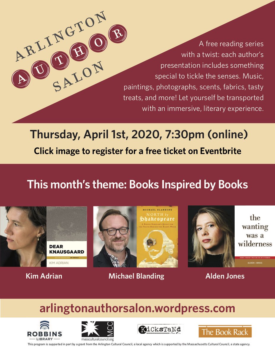 ArlReads's tweet image. Spring Author Salon April 1 - mailchi.mp/51c311b9f1d1/j…
