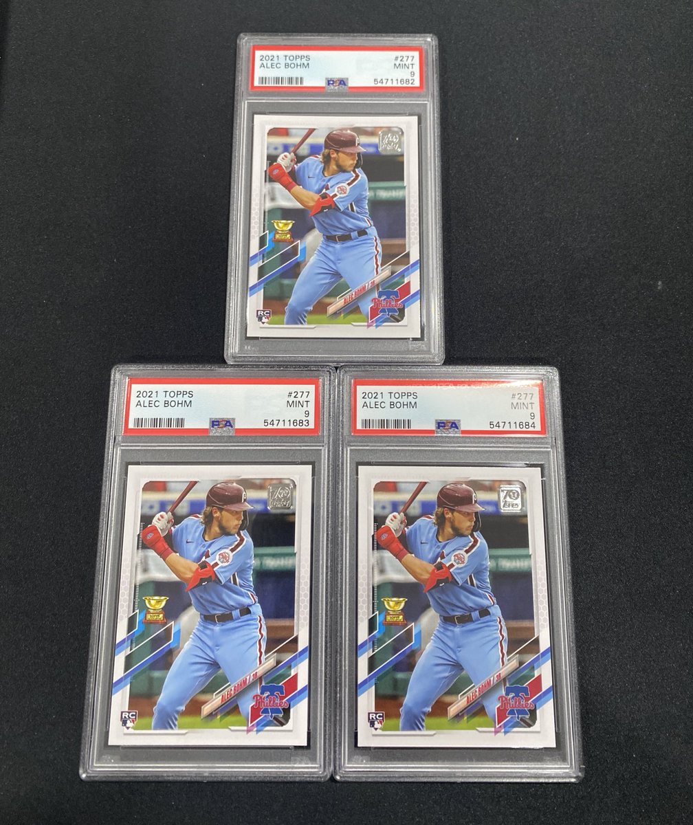 sportocards's tweet photo. Just posted a few S1 Topps RCs first to Pop. Adell Pache Carlson and Bohm. All Cards OBO

Adell - $250 ea
Pache - $275 ea
Carlson - $250 ea 
Bohm Lot -$300

eBay: Sporto Cards

@HobbyConnector https://t.co/d8UWGfmeeS