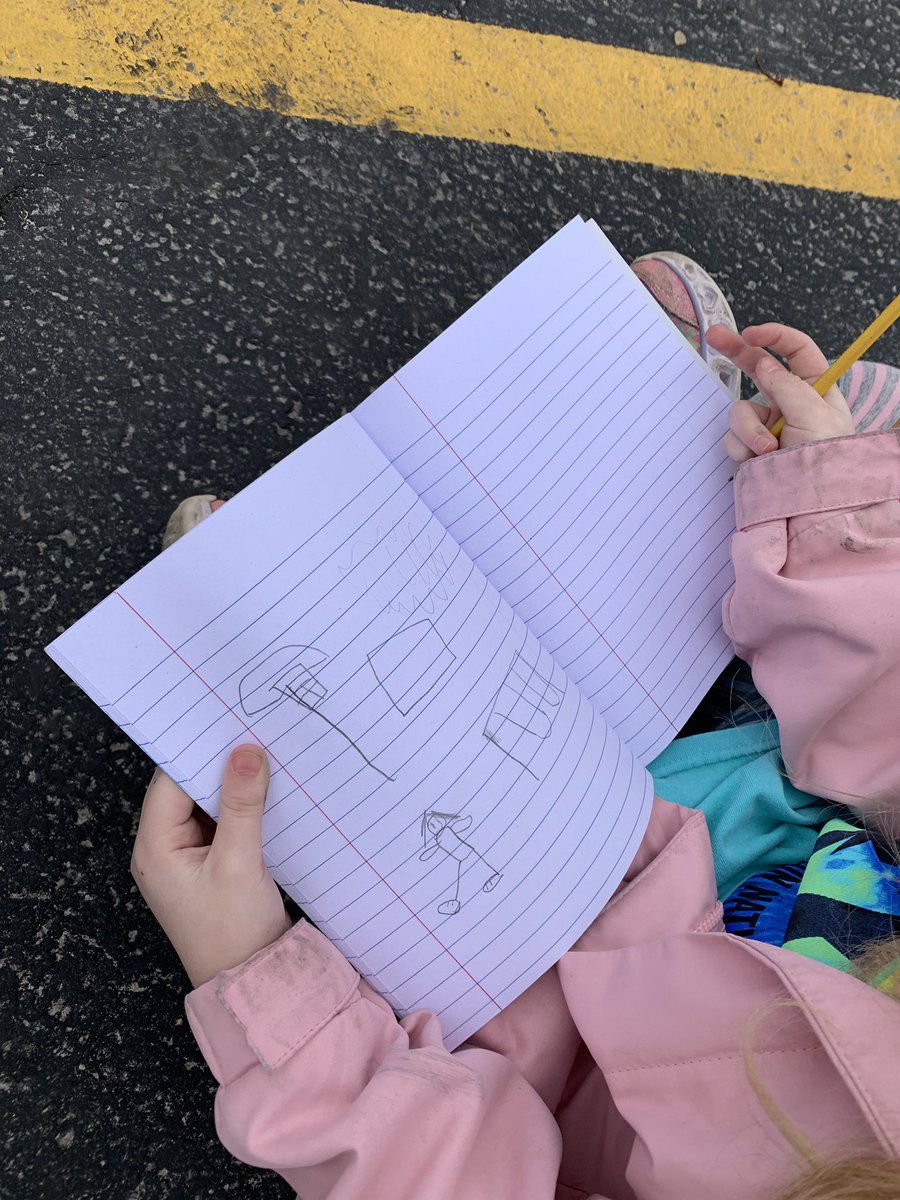 shallD47's tweet photo. Spent science outside today with our science notebooks making observations like real scientists! https://t.co/aV4Waa9ZiY