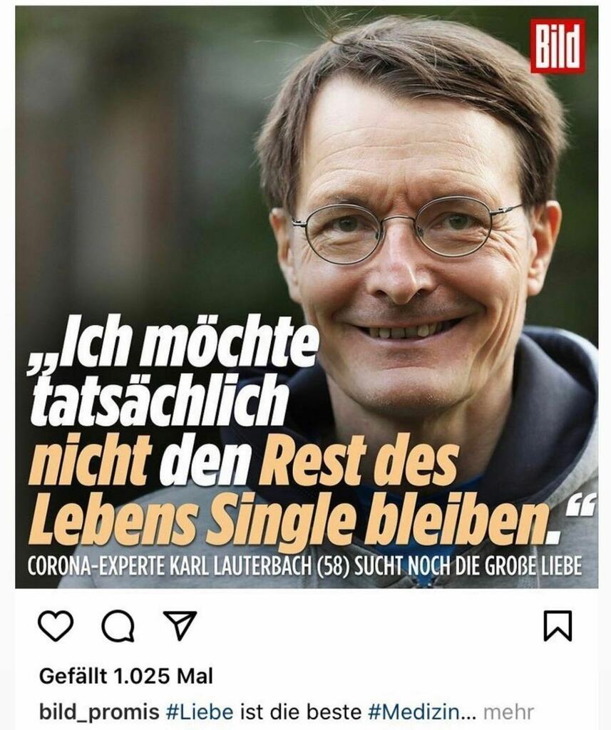 karl lauderbach single ismerősök idő