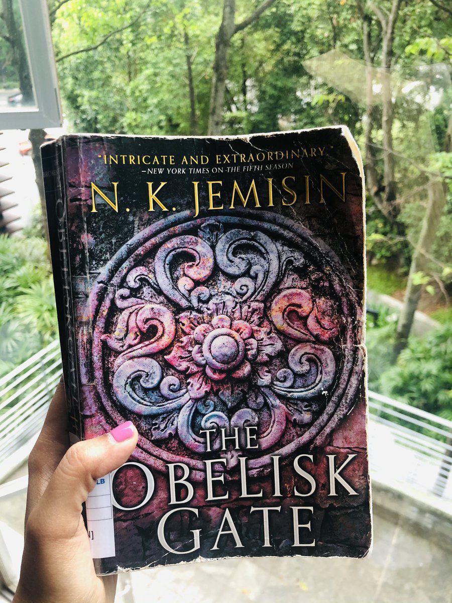 whereismydosa's tweet photo. #theObeliskGate, the 2nd book of the trilogy builds out the story in an interesting manner. I felt that some aspects of the revenge could’ve been more cathartic. Brilliant story telling nevertheless. Thanks to @nlbsingapore for this copy of the book! #TheBrokenEarth #BookReview https://t.co/KNdXsnBBSC