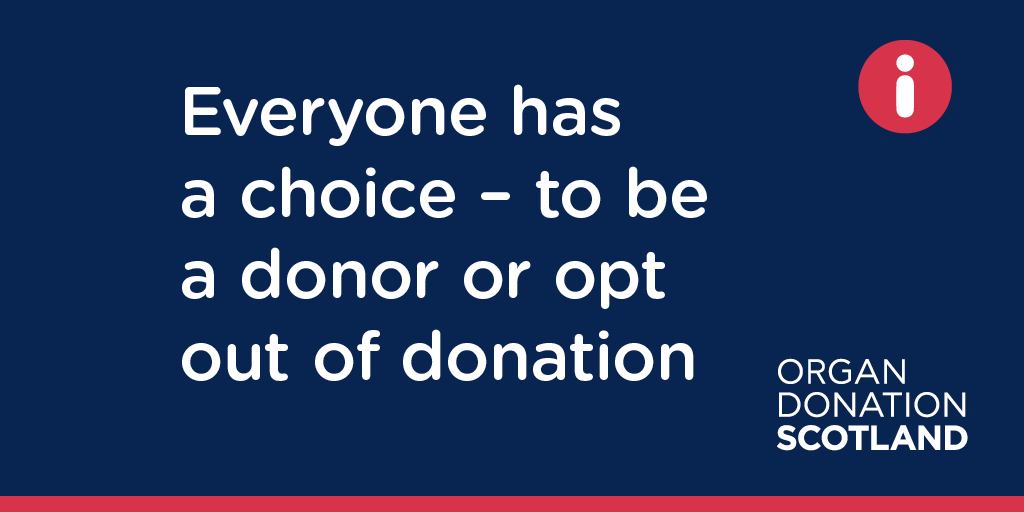 kidneycareuk's tweet photo. Scotland is moving to an opt out system of organ and tissue donation on 26 March 2021. Whatever you decide, make it known: https://t.co/rxlnEeCNRw https://t.co/57choaL16S