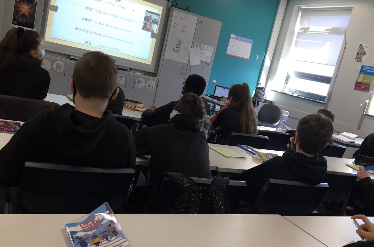 MflDukes's tweet photo. Our KS3 students have really enjoyed our Mandarin, Portuguese and welsh taster sessions this week! All part of the festival of languages organised by @EYFOLNE https://t.co/Z1yk4JxKFi