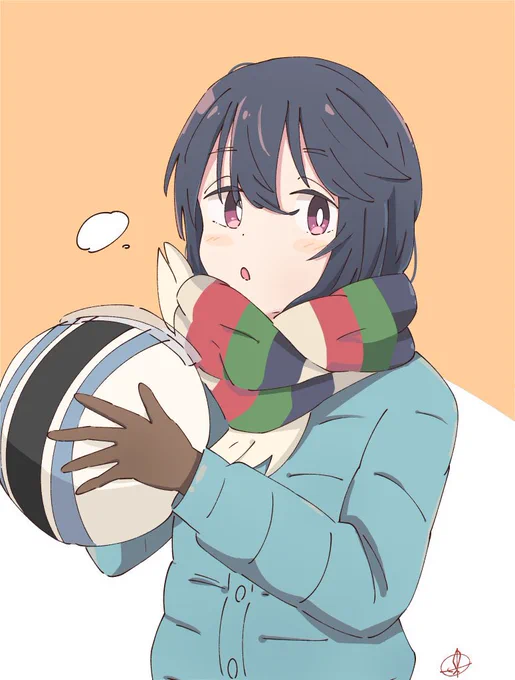 志摩リンと白い吐息って似合うよね(あと1話か～早い～)
#ゆるキャン #志摩リン #イラスト #絵描きさんと繋がりたい 