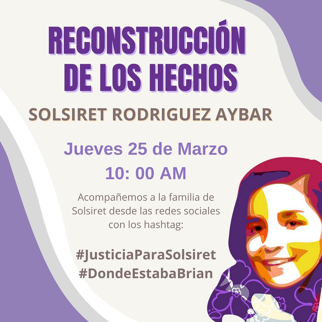 Bruja_militante's tweet photo. Han pasado casi 5 años desde q desaparecieron y asesinaron a Solsiret. Sus padres Rosario, Carlos y su hermano, siguen luchando día a día para conocer toda la verdad y alcanzar justicia.
Hoy tomemos las redes exigiendo sanción a los culpables. #JusticiaParaSolsiret https://t.co/rbKvhVYw0T