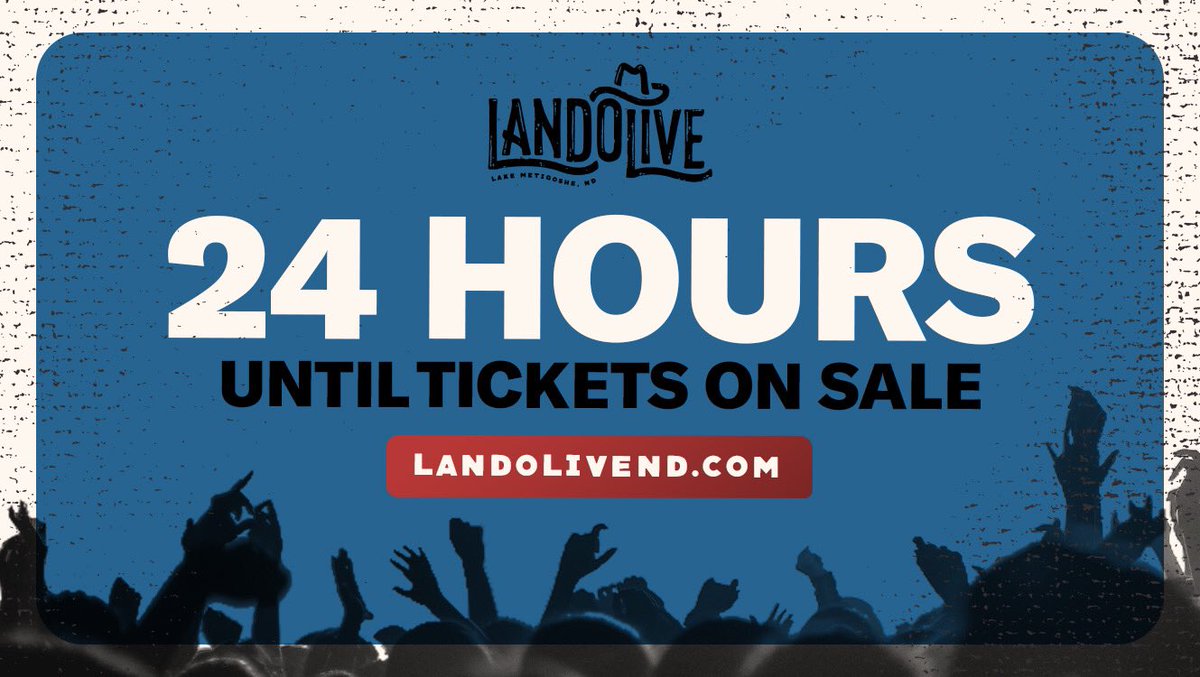 ⏰ WE’RE 24 HOURS AWAY FROM TICKETS GOING ON SALE! ⏰

Tickets will go fast + Tickets are limited

GA tickets = $25
VIP tickets = $55

VIP:
1. Exclusive viewing area
2. Private VIP bar
3. Two drink tickets
4. Parking pass
5. Commemorative VIP laminate 

🎫 landolivend.com