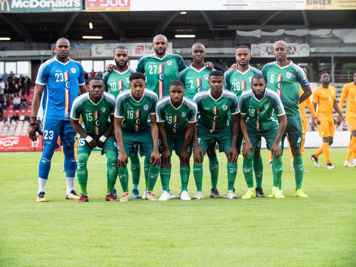 Mediavenir's tweet photo. ⚽🇰🇲 FLASH - Les #Comores se qualifient pour leur première Coupe d'Afrique des Nations après avoir tenu en échec le #Togo (0-0). (via @fedcomfootball) #COMTOG #VeriPiya #CAN2022 https://t.co/yddJ8pTpT3