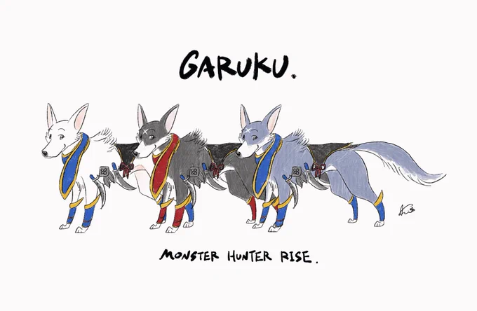 狩猟解禁記念 : ユルさ120%のガルク

#モンハンライズ 