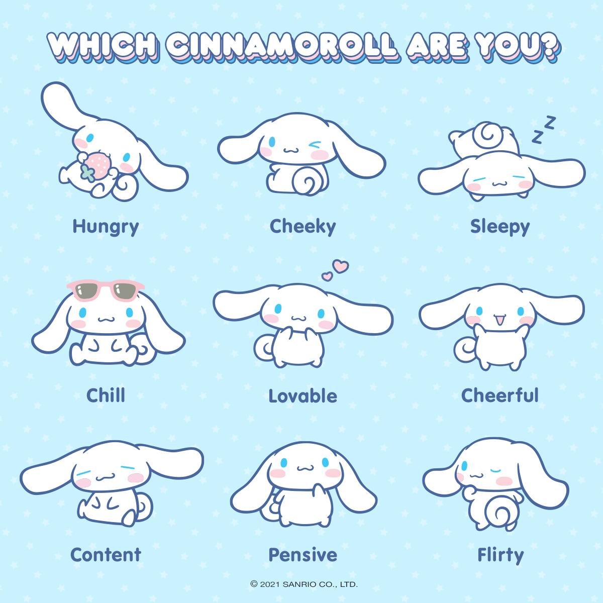 Sanrio on X: Which #Cinnamoroll are you today? 🐶💕   / X