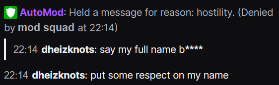 LunaCues's tweet photo. How to get a streamer to say your username.
#modsquad https://t.co/rkY62gRHC7