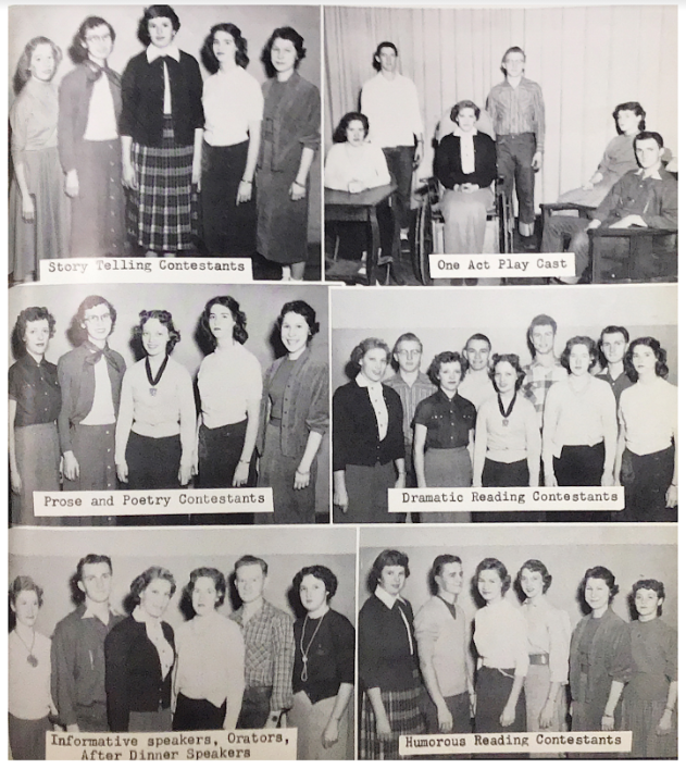 #TigerTBT is set in 1955 at WHS. Theater meets speech and debate perhaps? These individuals set a strong foundation for both of those powerful programs at WHS!