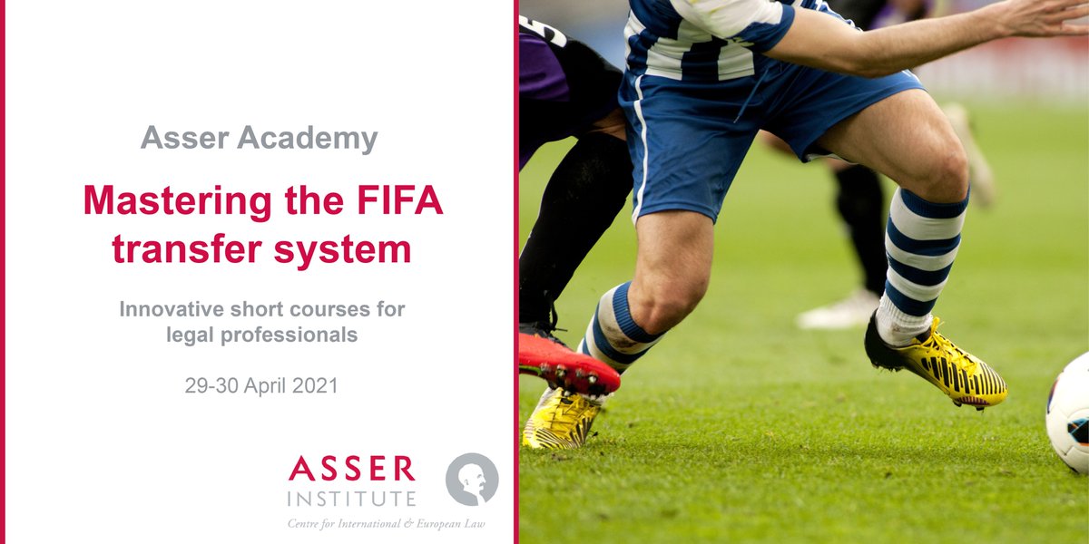 TMCAsser's tweet photo. In our upcoming #AsserMasterclass @Ant1Duval will walk you through the intricacies of the #FIFA #RSTP (29-30 April). He will be joined by @CarolCouse1, @rhys_lenarduzzi, and FIFA’s own @BlondinJacques &amp; Oskar van Maren.

Register: https://t.co/Rtyg6YwTuv https://t.co/zunwXKJq92